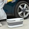 Collapsible PP Bucket Easy Clean Foldable Mop Cleaning Tool Laundry Basket
