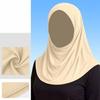Elegant Ramadan Hijab Soft Head Wrap Cap Fashion Islamic Headscarf  Hair Accessories
