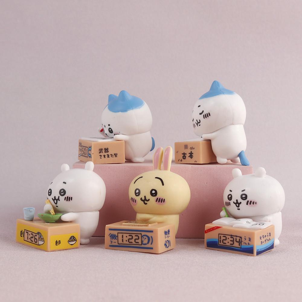 Pvc Action Chiikawa Figures Model Toy Cartoon Desktop Decoration Gifts Ornament