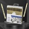 12Pcs Fineliner Set Waterproof Anti-Fouling Artists Illustration Sketching with 12 Different Line Widths Felt Tip Pens
