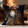 Popular KKlausew Cushion Cover Soft Washable Pillow Case Multi-Scene for Couch Bed Travel Office Use