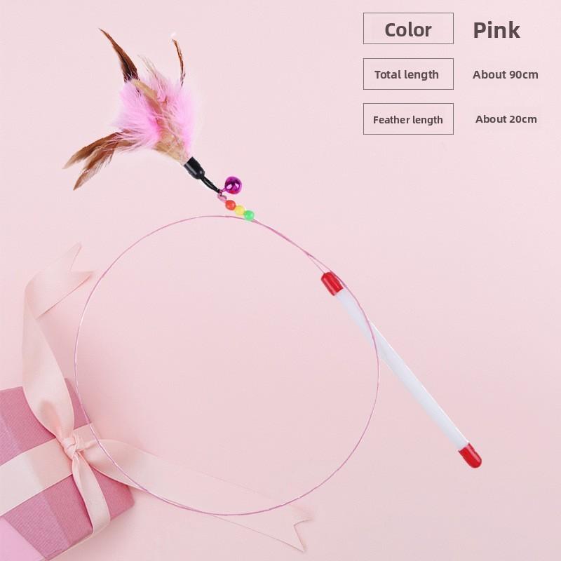 Katzenspielzeug, Katzen-Reizstäbe, Katzen-Selbstbefriedigung zur Linderung von Langeweile, Kleine Maus mit Glöckchen, Bissfest, Kätzchenkonsum