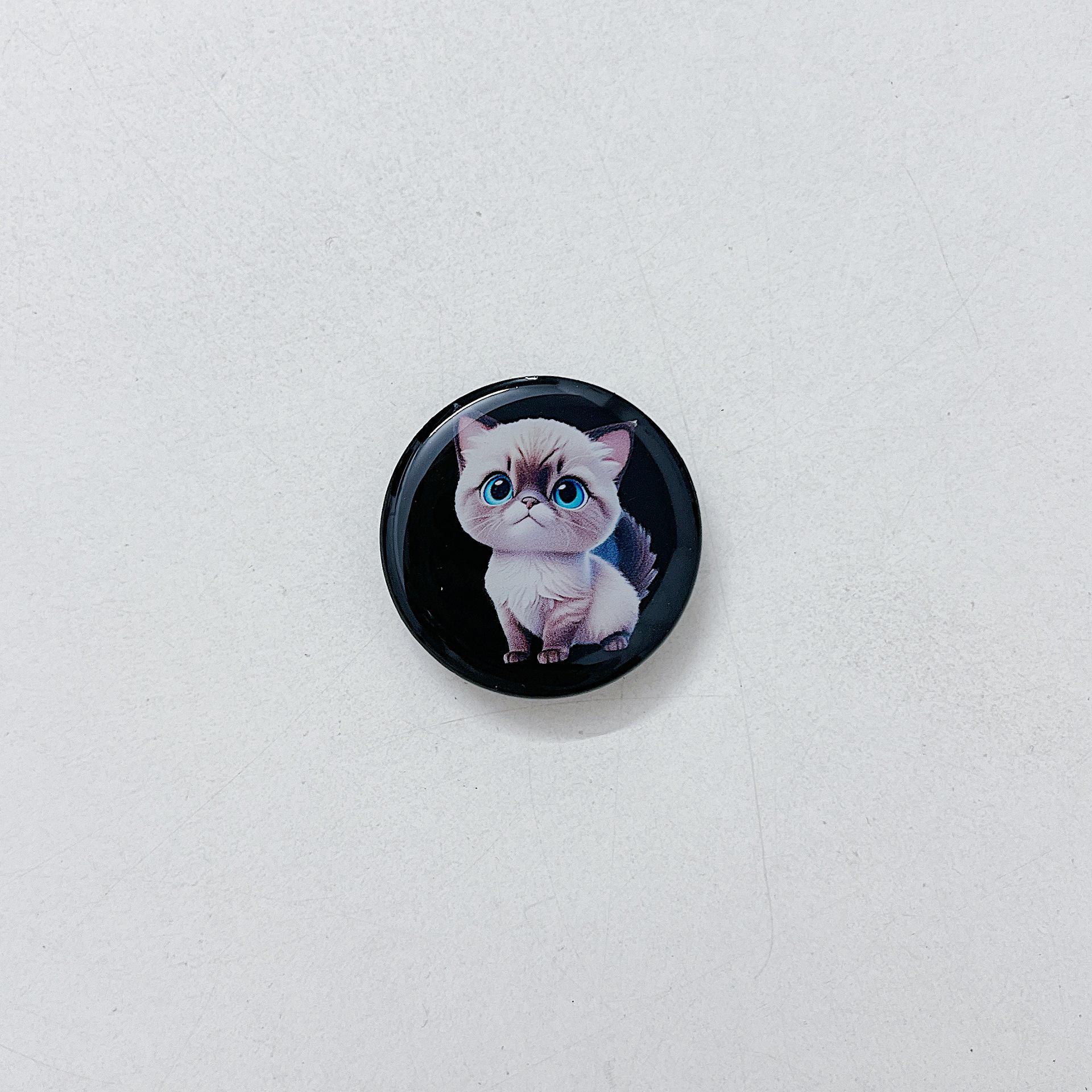 

Премиальная черная 3D-наклейка на спину котенка и выдвижная настольная подставка для телефонов и планшетов model 01 чёрный