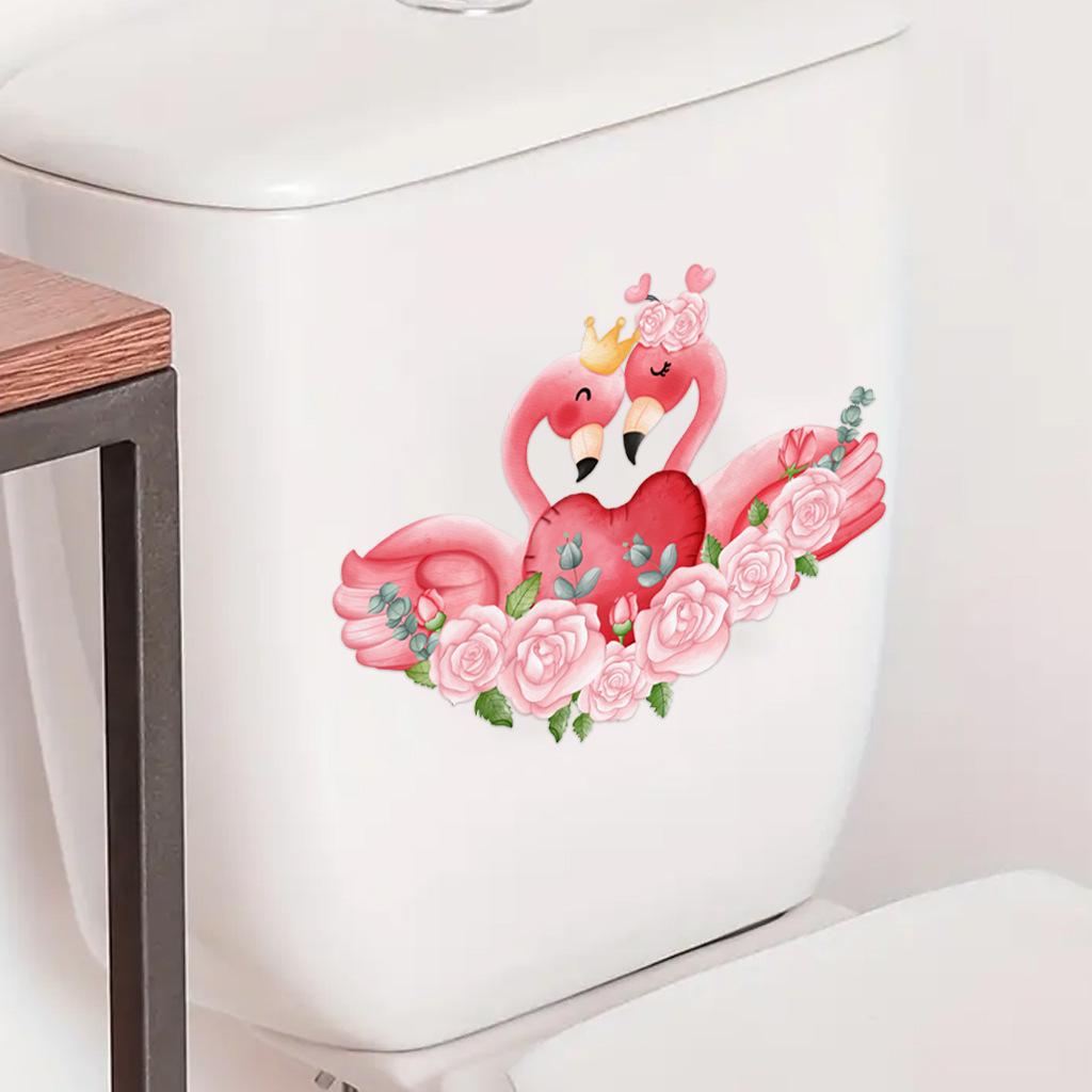 Mandarin Duck Toilet Wall Sticker CH81814 - Removable Decor