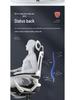 Ergonomic Reclining Swivel Computer Chair with Double Backrest for Home Office or Dorm