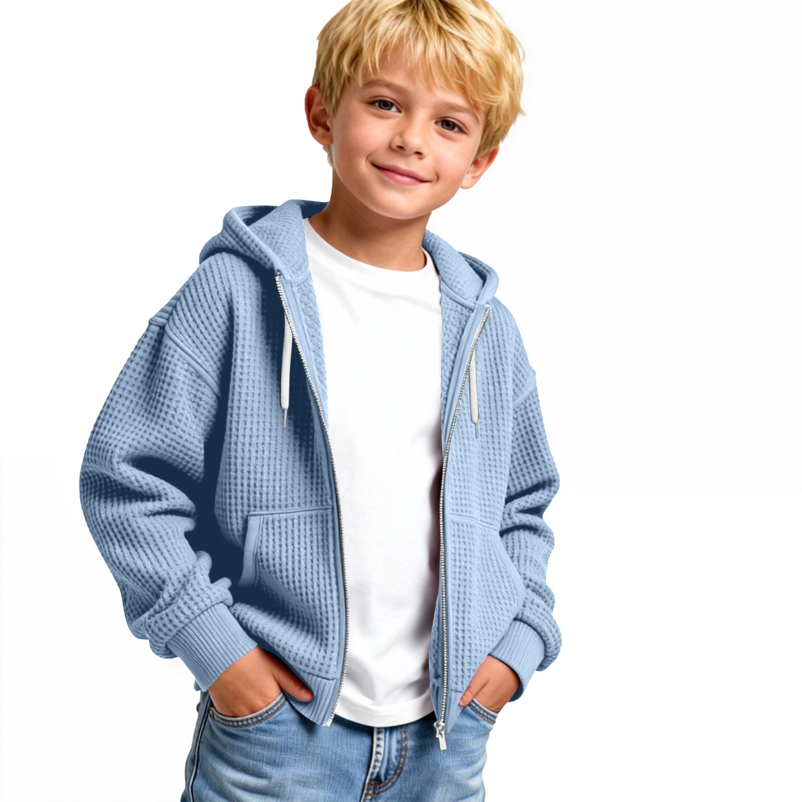 Детское повседневное пальто с карманами и кулиской 160