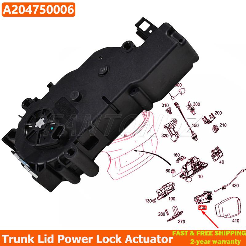 

Car Rear Tailgate Bootlid Trunk Lid Power Latch Lock Actuator A2047500060 for Tesla Model S Model 3 for Mercedes-Benz GLE43