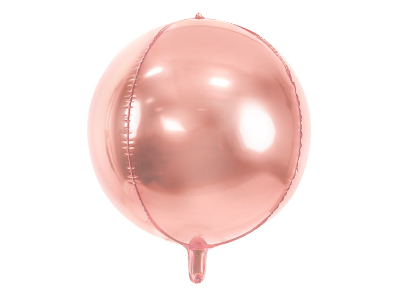 Pink Gold Foil Balloon Ball 40 Cm