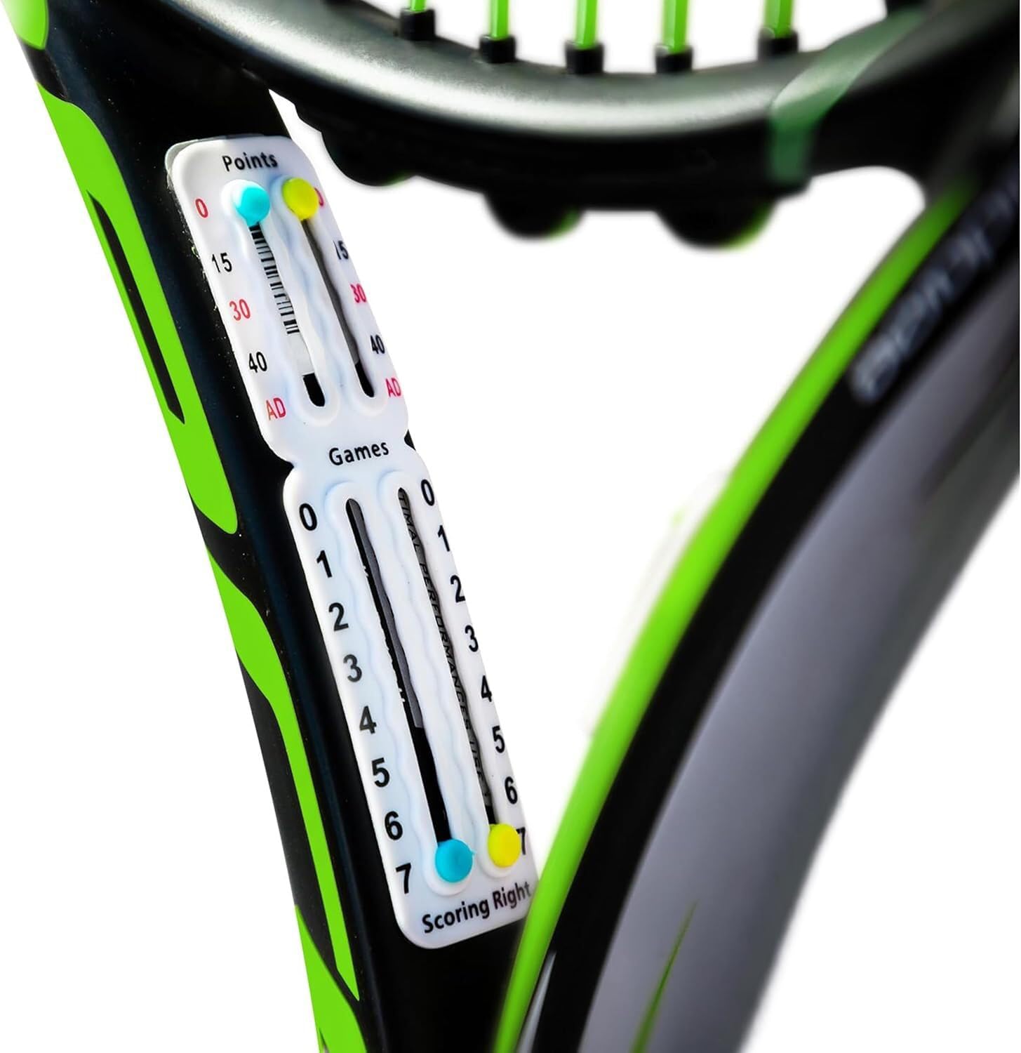 Scoring Light Tennis Lightweight Easy to Use Scorekeeper, 1.9g Design,