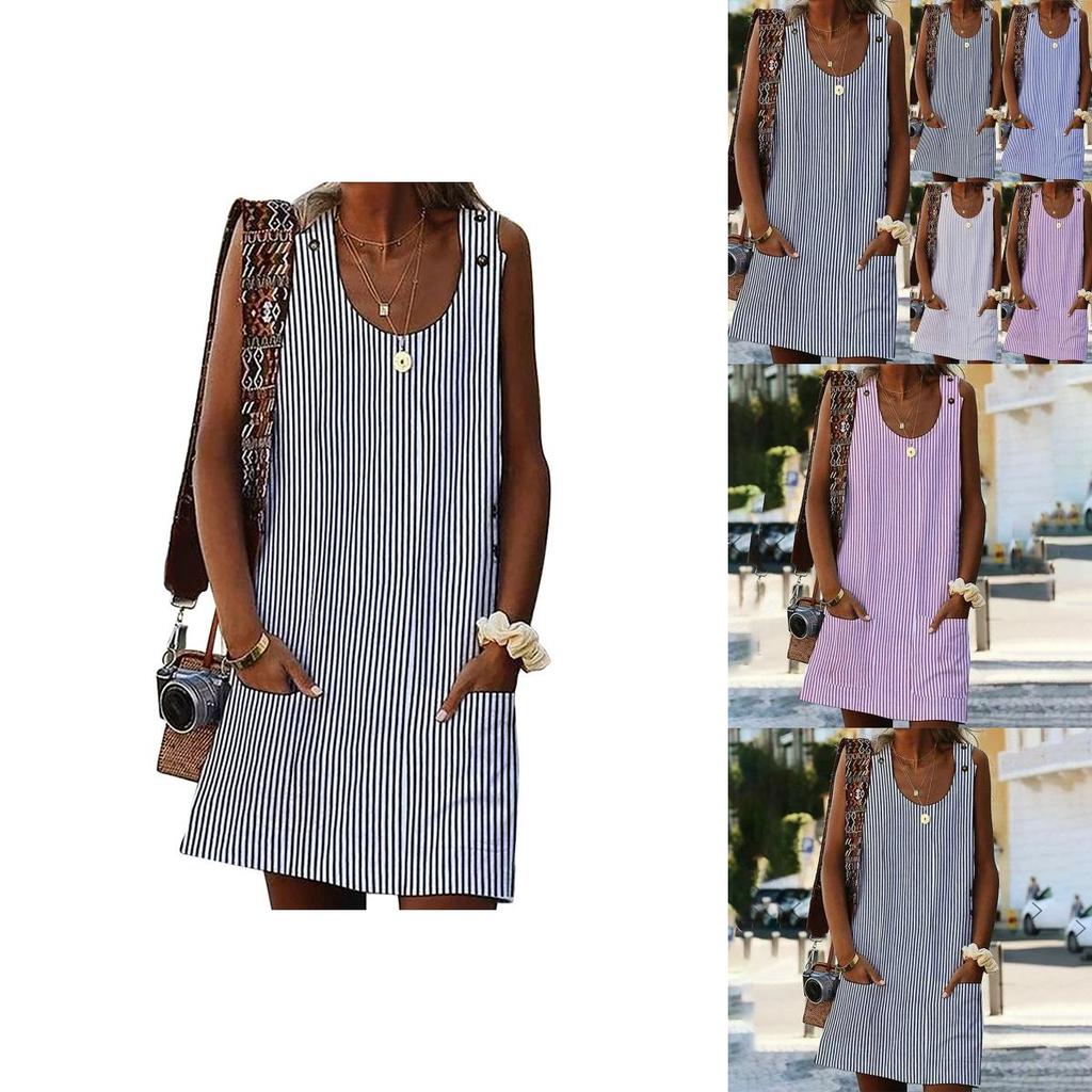 Elegant Plus Size Women Summer Short Sleeve Long T-shirt Casual Mini Dress