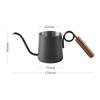 Hand-brewed Coffee Pot Brewing Kettle Ring Wooden Handle Stainless Steel Fine Mouth Drip Kettle Manual Brewing Coffee Machine