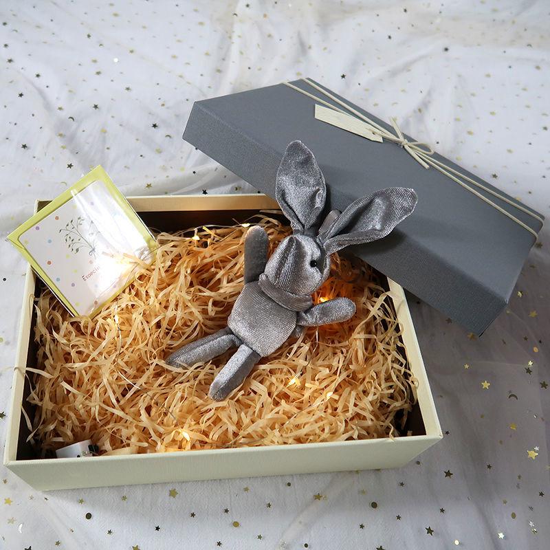 Qixi Valentine's or Birthday Gift Box for Girlfriend/Boyfriend - Simple Empty Packaging Box