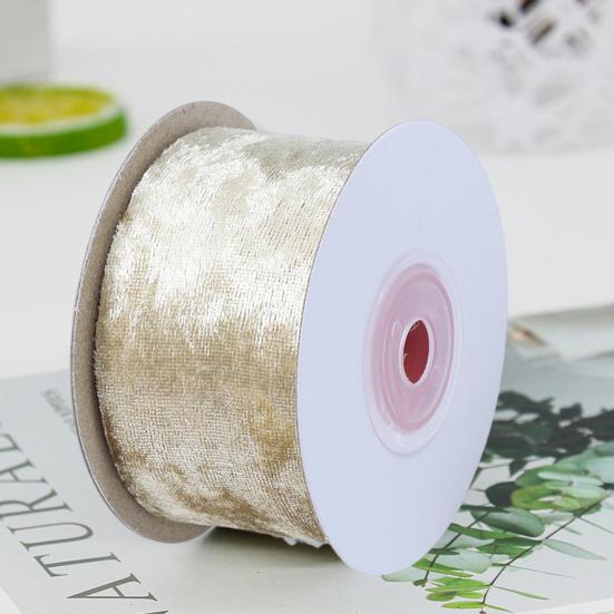 Single-sided Velvet Ribbon 30ft Colorful Multi-purpose DIY Craft Floral Arrangement Decoration Romantic Gift Ribbon