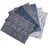 6Pcs Cotton Fabric Twill Printing Cloth       Quilting Sewing Craft 50x40cm(Pink(6 colors) )