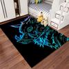 Neon Wild Boar Illustration suitable as a non-slip mat for the living room or bedroom sofa
