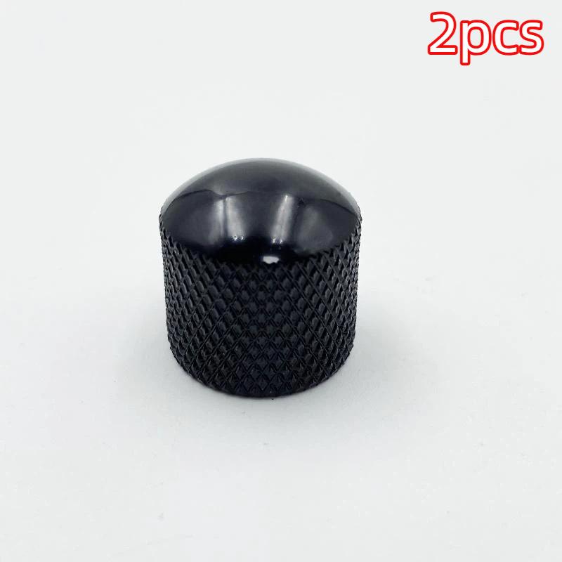 2Pcs 18*18Mm Tone Top Potentiometer Volume Control Rotary Knobs For 6Mm Shaft Guitar Volume Iron Knob