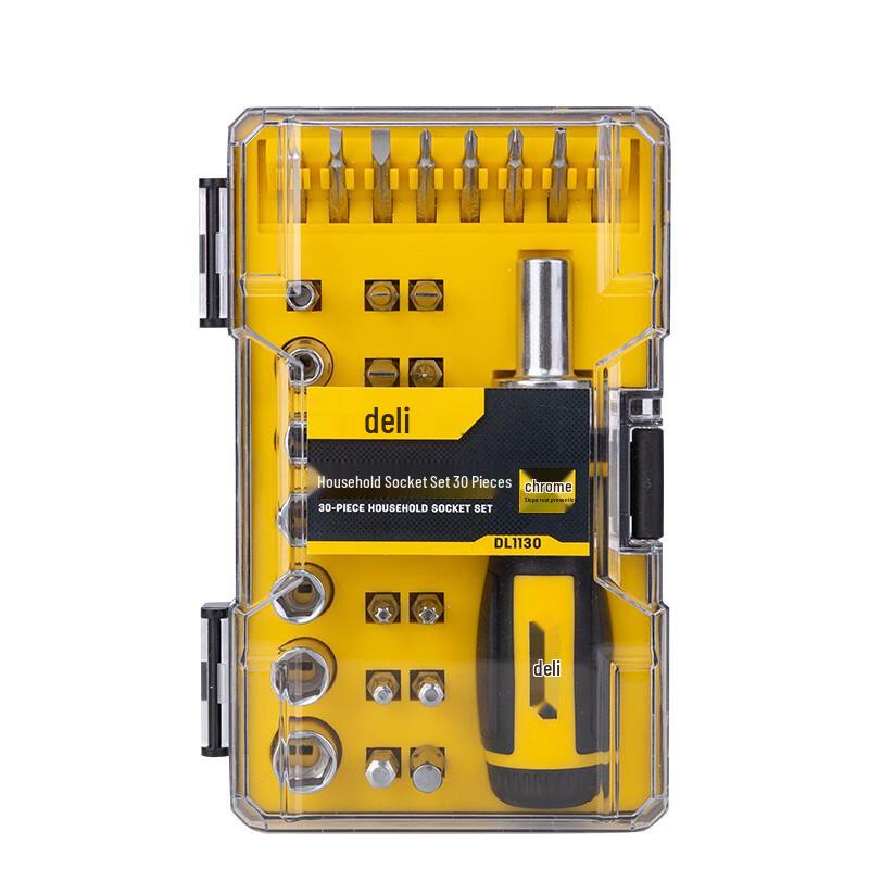 Deli DL1130 30-Piece Outdoor Tool Set