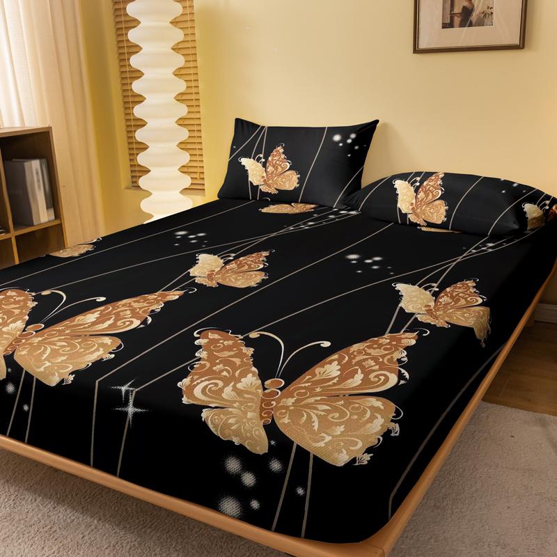 

Kingdee Opera Score Pattern Frosted Bedsheet Printed Bedspread Bedding Excluding Pillowcases 71x132cm
