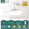 2026 Modern Invisible Ceiling Fan Light Chandelier for Dining, Living Room, Bedroom
