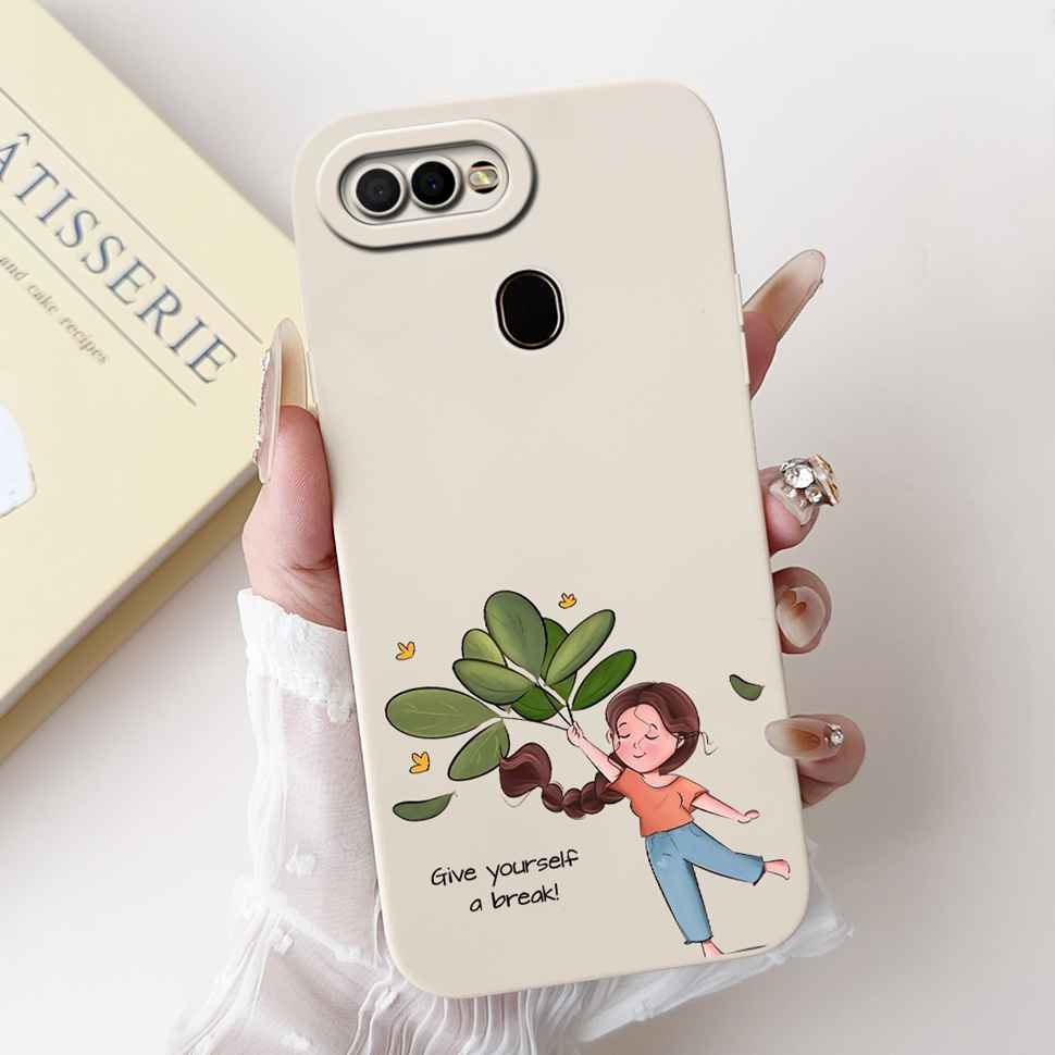 Silicone Case For OPPO A5S Case AX5s Soft Cute Girl TPU Back Cover For Oppo A5s A X5s AX5s Cases Capa Coque Fundas OPPO A5S