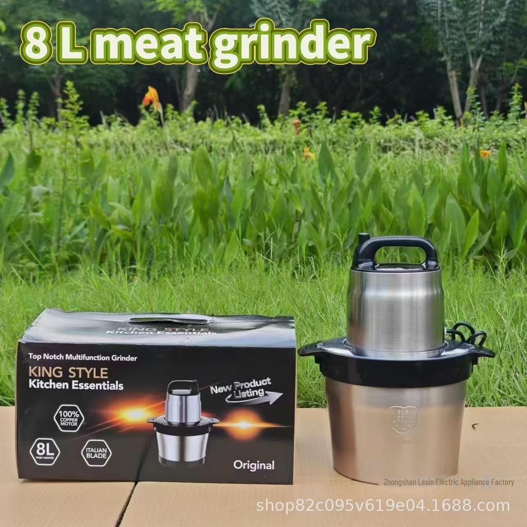 6-8L Edelstahl Fleischwolf Elektrische Küchenmaschine und Mixer