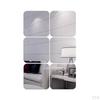 /Set Self Flexible Mirror Sheets Wall ers for Home Decor - 0.1cm Thickness
