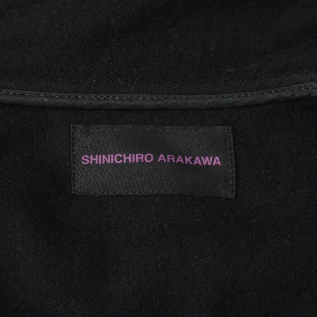 SHINICHIRO ARAKAWA Black Wool Duffle Coat Coat M blackUsed