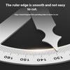 Protractors Stainless Steel 180 Degree Semi Circular Angles Ruler