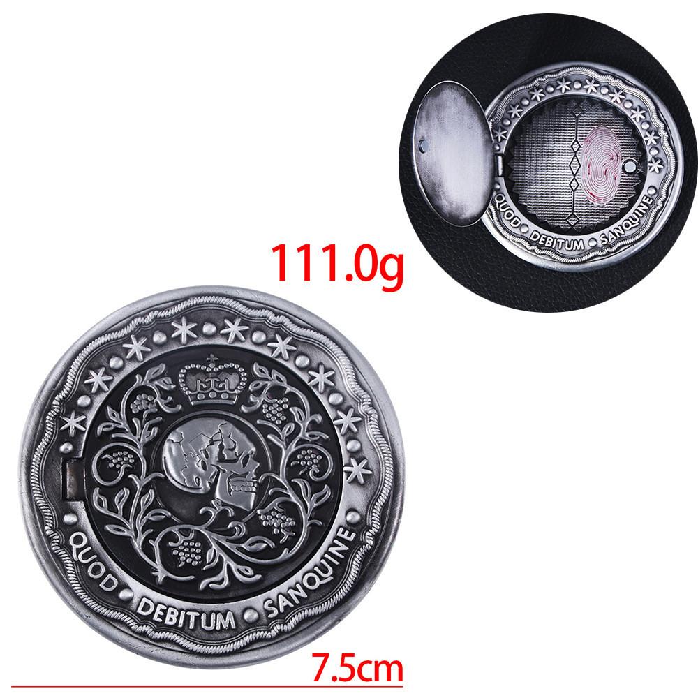 John Wick Metal Commemorative Coin With Vintage Letter Design For Collectors And Gift Giving