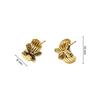 Trendy European & American Stainless Steel Butterfly Earrings
