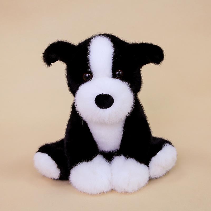 

Squatting cute pet puppy plush toy export simulation teddy dog sitting model pastoral puppy doll grabbing machine 25Cm 8 inch grab machine doll