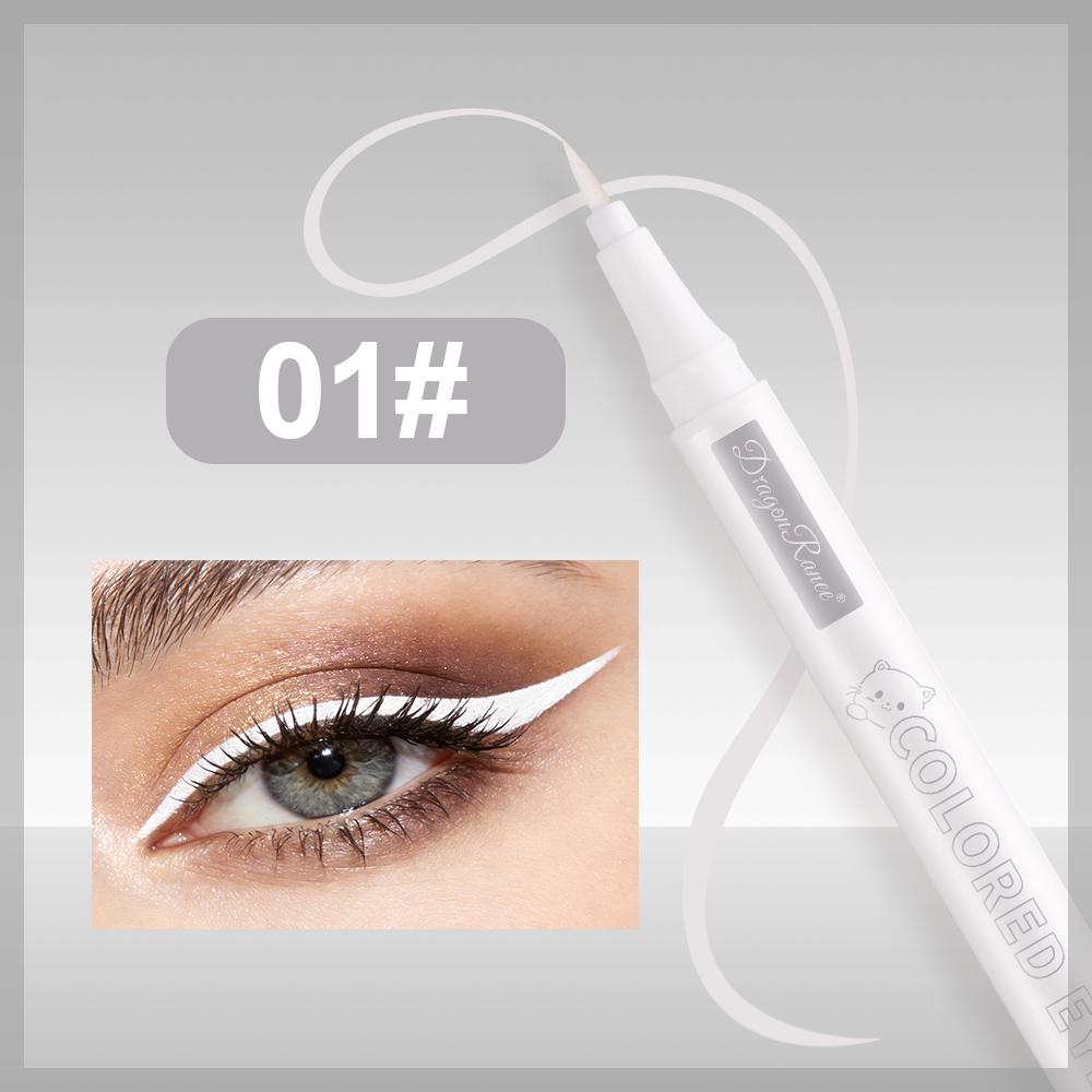 

10 Colors Cute Kitten Colored Liquid Eyeliner Pen Quick-Dry Waterproof Eye Liner for Beginners Vibrant Long-Lasting Eye Makeup