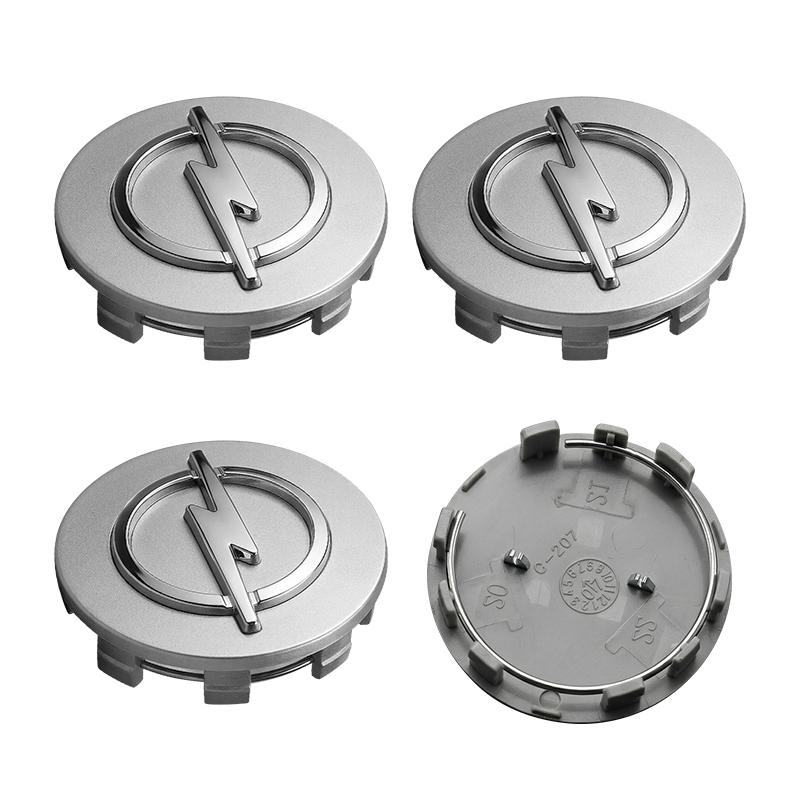 

4Pcs Anti-Rust Rim Emblem Decals Scratch-Proof Car Wheel Center Cover for Opel Insignia Astra H G J Antara Vectra Vivaro Corsa C D Zafira Car Styling срібний