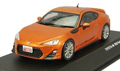 Toyota 86 TRD Performance Line TF6 Wheel Orange Metallic Finished Product J-Collection 1/43