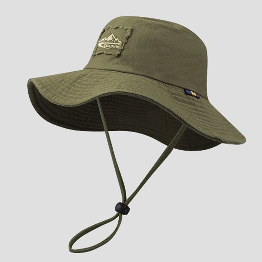 Summer Hiking Fisherman Hat Versatile Sun Shade Drawstring Fisherman Hats for Friend Family Neighbors Gift
