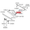 Car Rear View Reversing Backup Camera Parking Assistance Aid Monitor Compatible for 95750-2B500 95750-2B501 95750-2B502