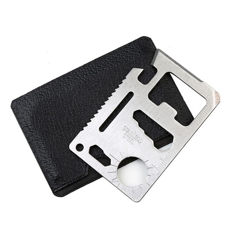 11 In 1 Portable Outdoor Camping Survival Multi-Tool Tourism Equipment Mini Card