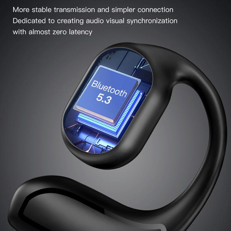 

FN-98 Single Ear Bluetooth-compatible Ear Hanging Headset Wireless Earphone Nude