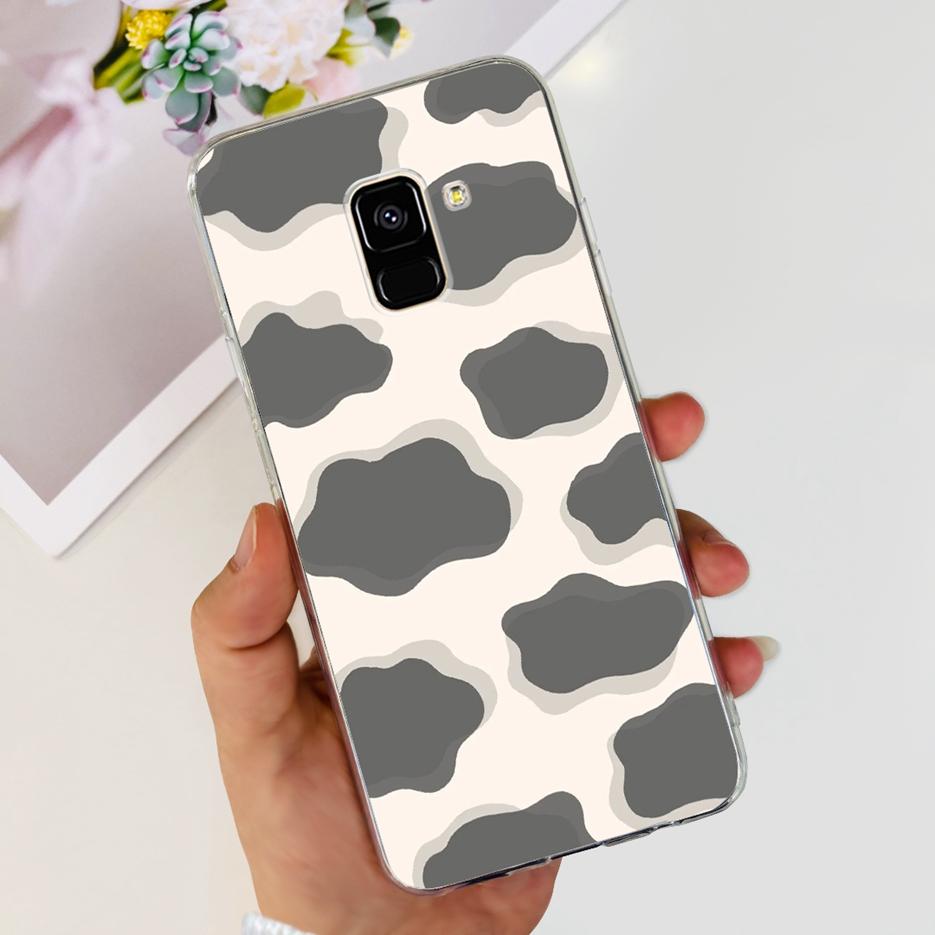 For Samsung Galaxy A8 Plus 2018 Case SM-A730F Luxury Painted Cover Soft Silicone Phone Case For Samsung A8 2018 A530F A8+ Fundas