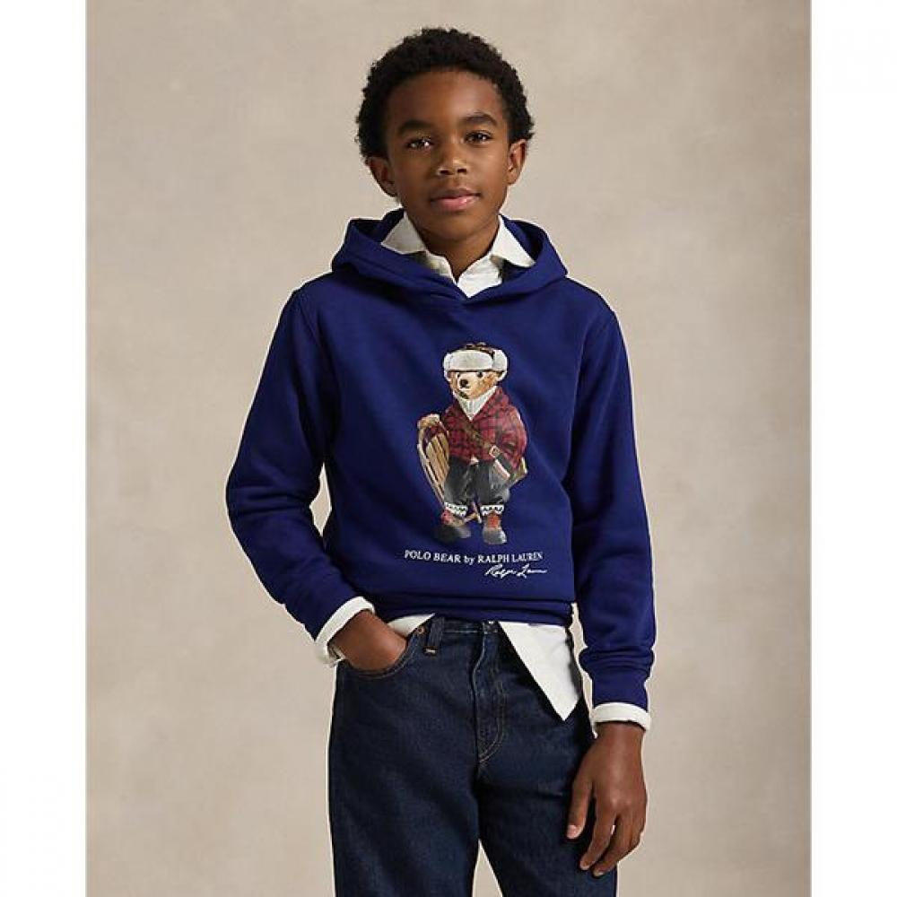Polo Kids Boys 8 18 Polo Bear Fleece Hoodie S