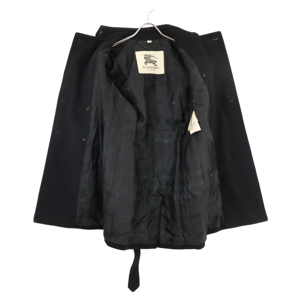 BURBERRY 3884842 Black wool x cashmere trench coat coat US4 blackUsed