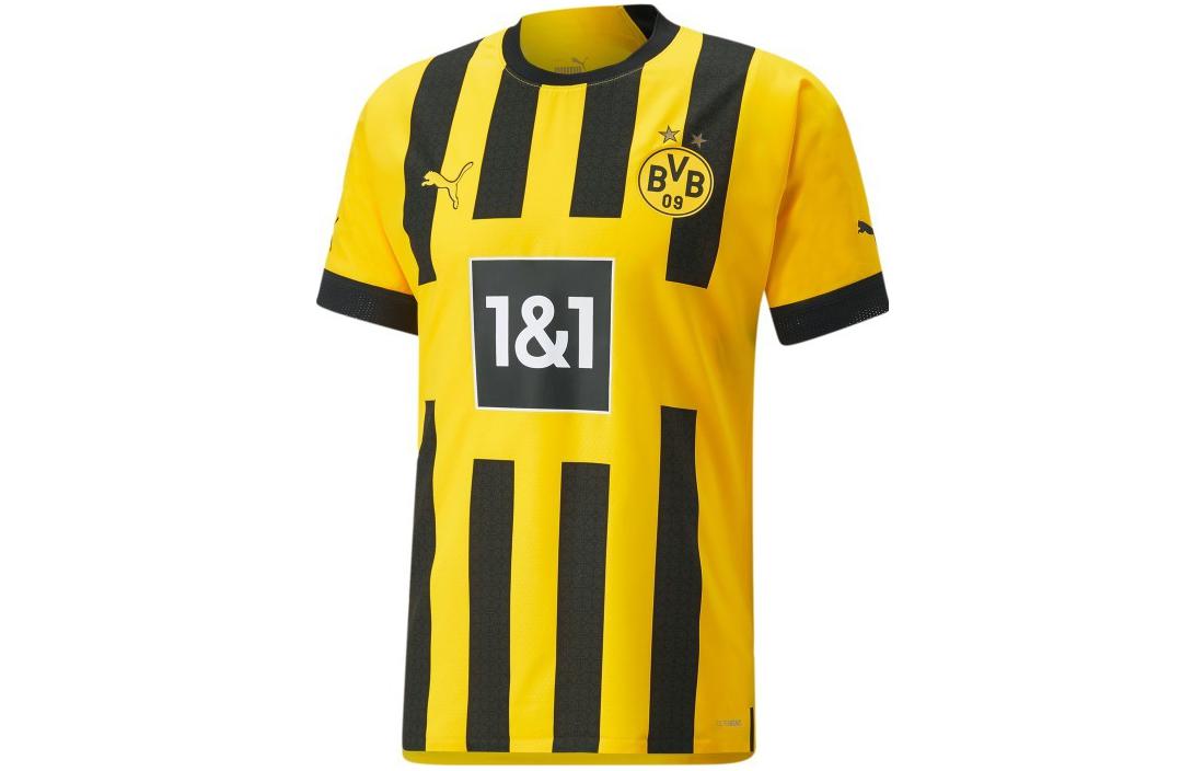 PUMA Soccer Jerseys Men s Yellow Moderate 76588201 L