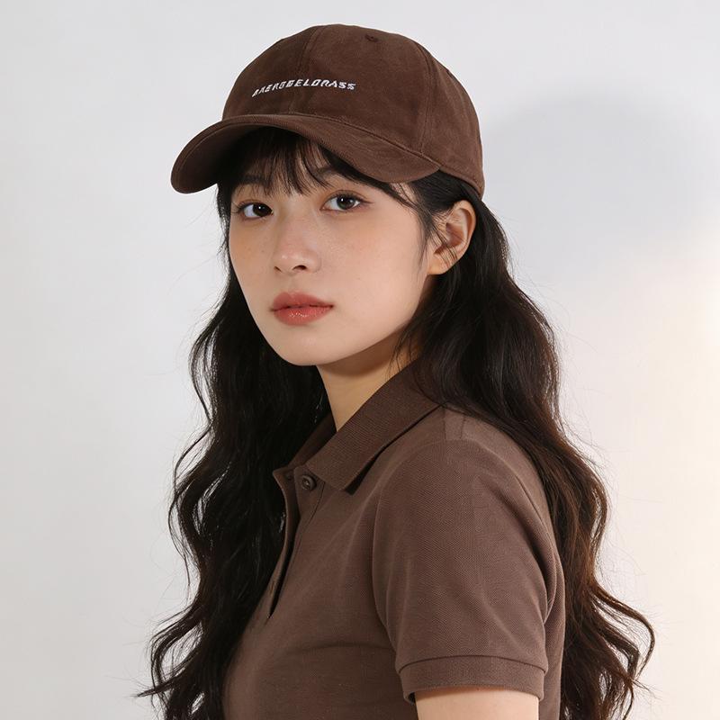 Versatile Street Couple Show Face Small Visor Casual Retro Cap Men