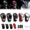 5/6 Speed Universal R PU Leather Gear Shift Knob Manual Car Gear Stick Head Shift Replacement Knob Modified Shift Head