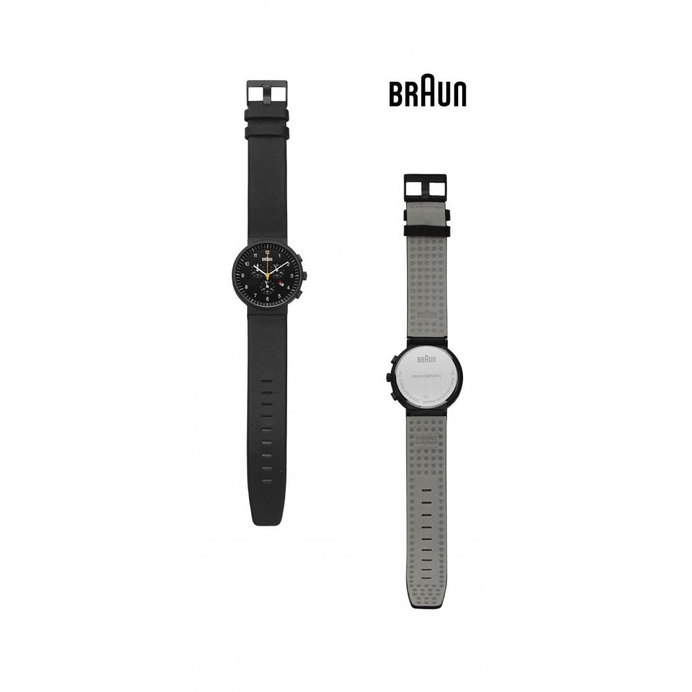 Braun Bn0035bkbkg Classic Public Leather Watch