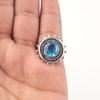 Swiss Blue Topaz Ring, 925 Solid Sterling Silver Ring, Handmade Silver Jewelry, Swiss Blue Topaz Gemstone Jewelry For Thanksgiving Gift