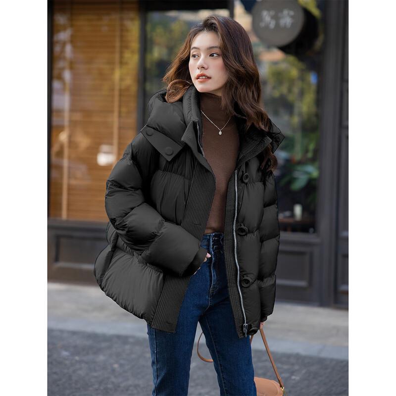 MOKANA Women's Elegant Long-Sleeve Down Jacket MKNJD3115