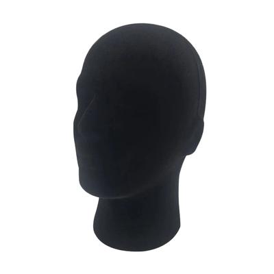 Tête de Mannequin en Mousse Mannequin Tête Homme/Femme Modèle Tête Chapeau Perruque Lunettes Support d'Exposition Agencement Vestiaire Salon de Coiffure Accessoire