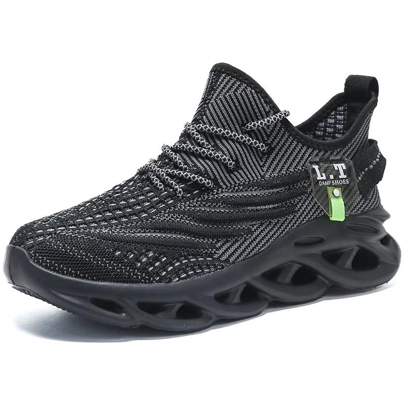 Leading The Trend Men's Running Sports Shoes Breathable Mesh Walking Shoes for Summer Comfortable All Day Outdoor Exercise Shoes