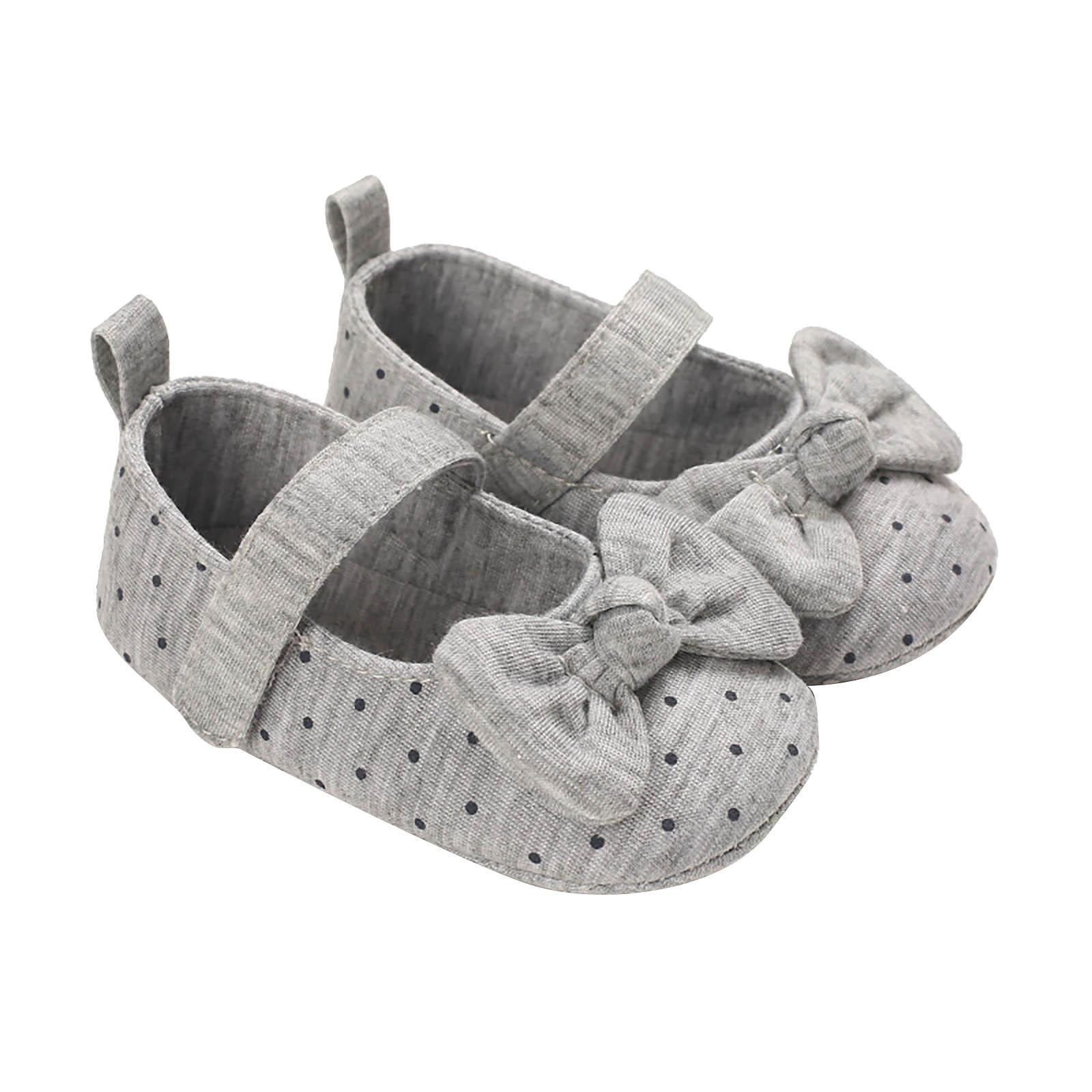 Тапочки для маленьких девочек с мультяшной подошвой для новорожденных — фото 4